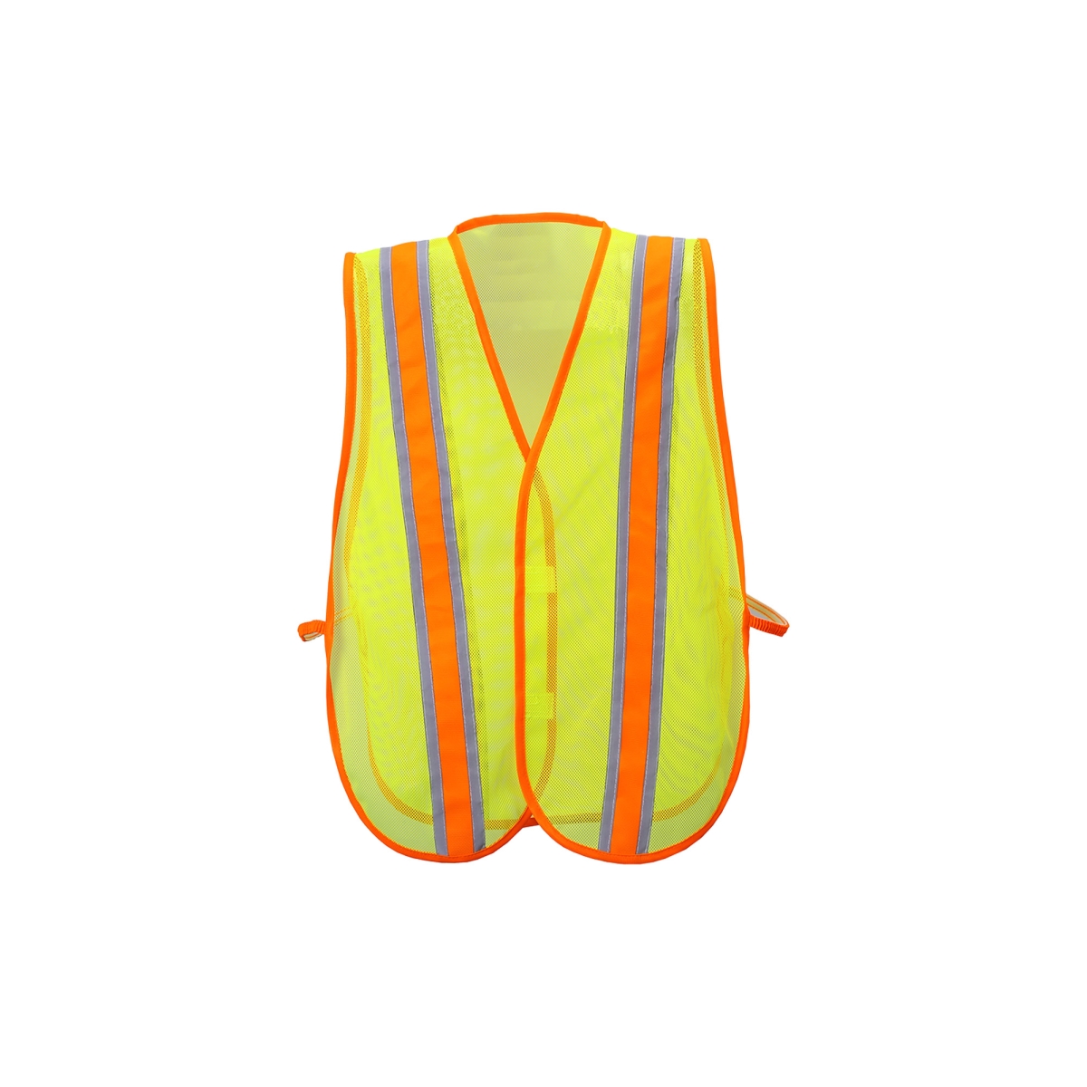 8028C Mesh Vest with Stripe, Lime
