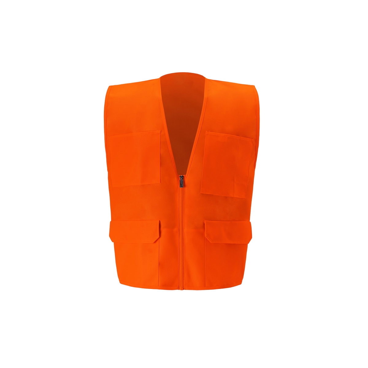 Multi-Pocket Safety Vest, Orange - Extra Large