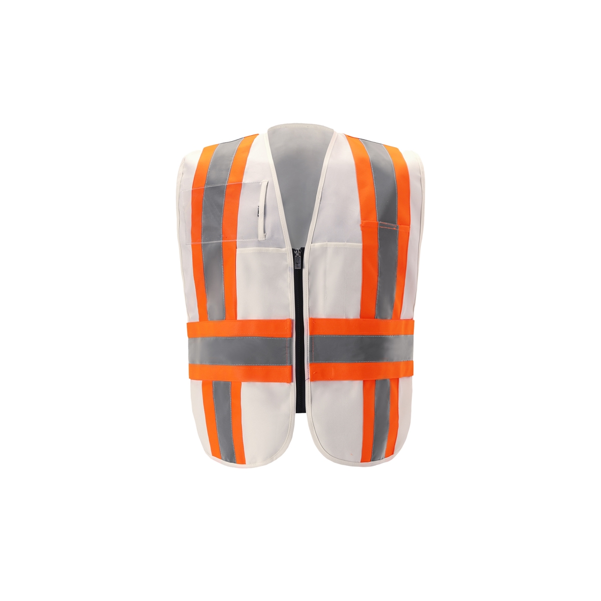 IC110WT RG Contrast Incident Command Vest, White - Regular