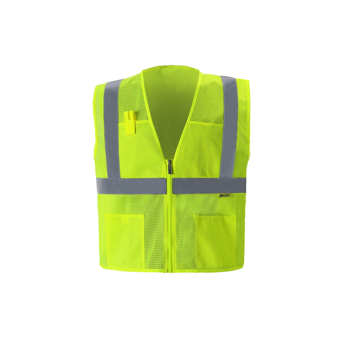 Class 2 High-Viz Economy Vest, Lime - Medium