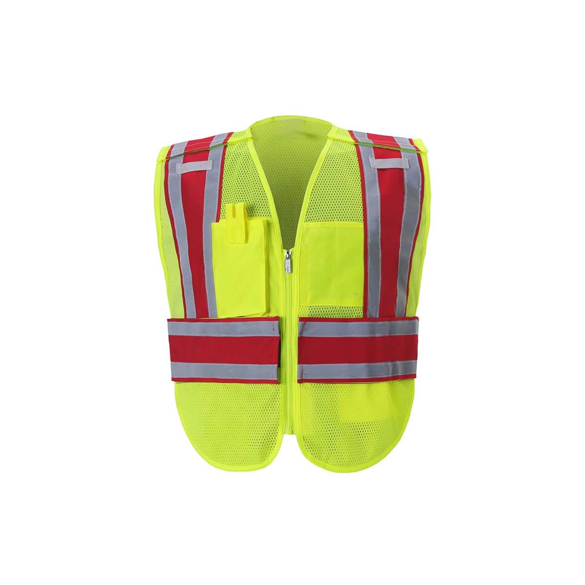 High-Viz Public Safety Vest, Red - Regular