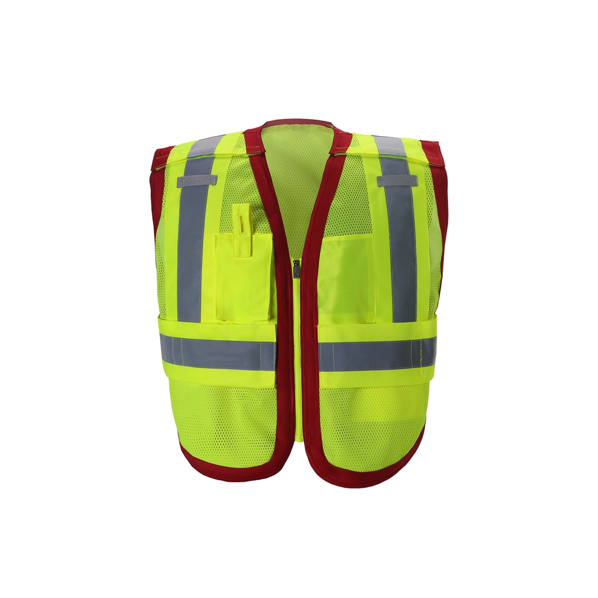 High-Viz Public Safety Vest, Red - Regular