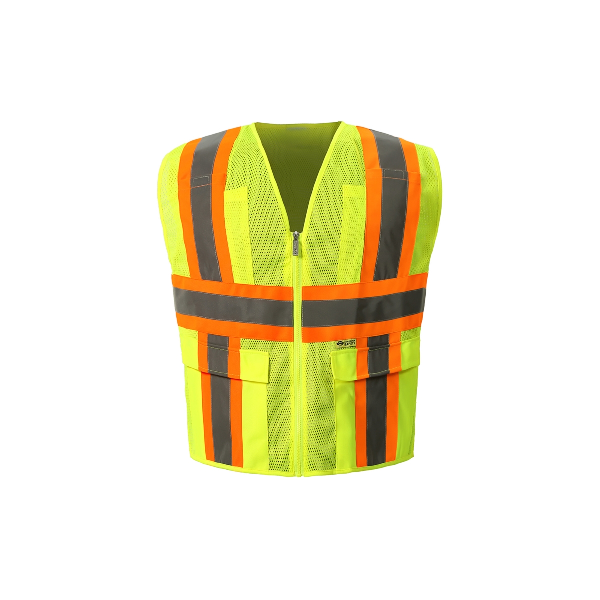 Class 2 Flame Retardant Safety Vest, Lime - Large