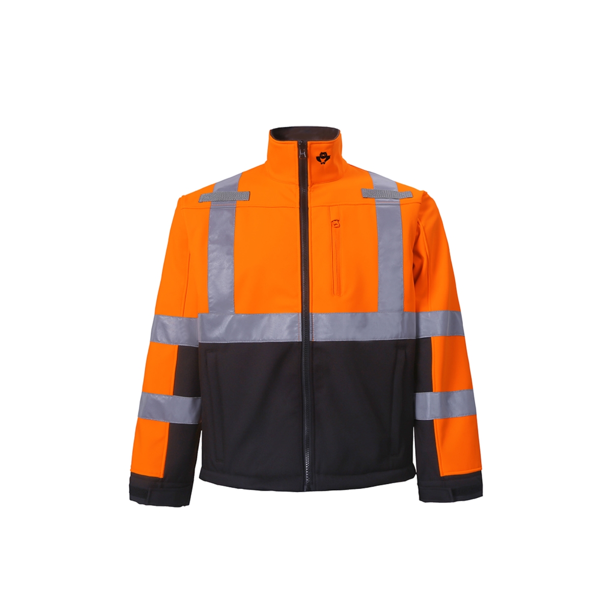 High-Viz Class 3 Softshell Jacket, Orange - Large