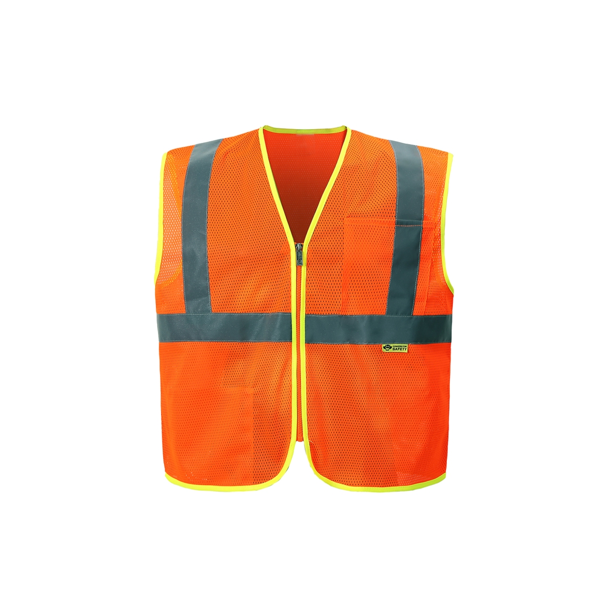 Class 2 Economy Safety Vest, Orange - 3XL