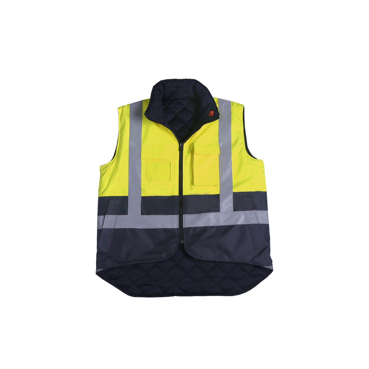 Class 2 Body Warmer Vest, Lime Yellow - Small
