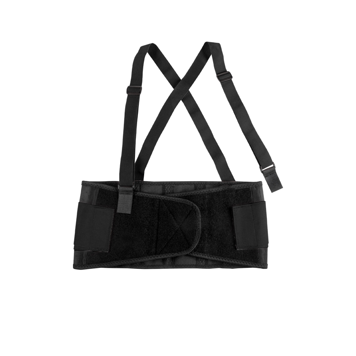 Elastic Back Support Belt, Black - Medium