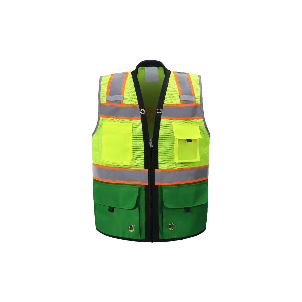 SV544GRC-2 2XL Class 2 Premium Surveyor Vest, Green - 2XL