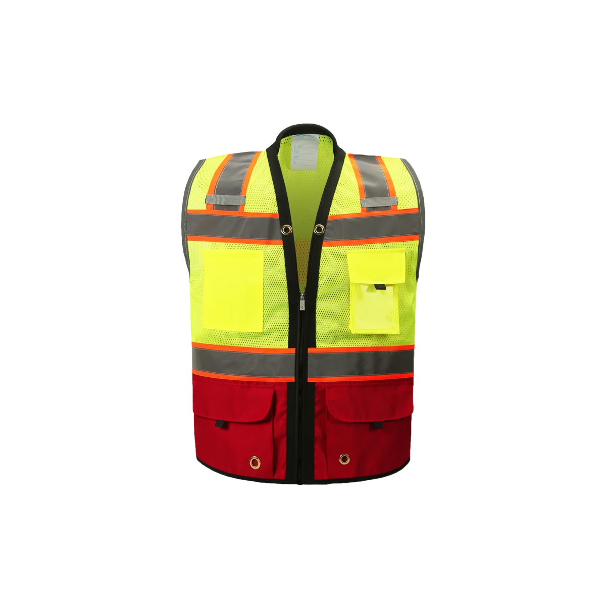 SV544RDC-2 M Class 2 Premium Surveyor Vest, Red - Medium
