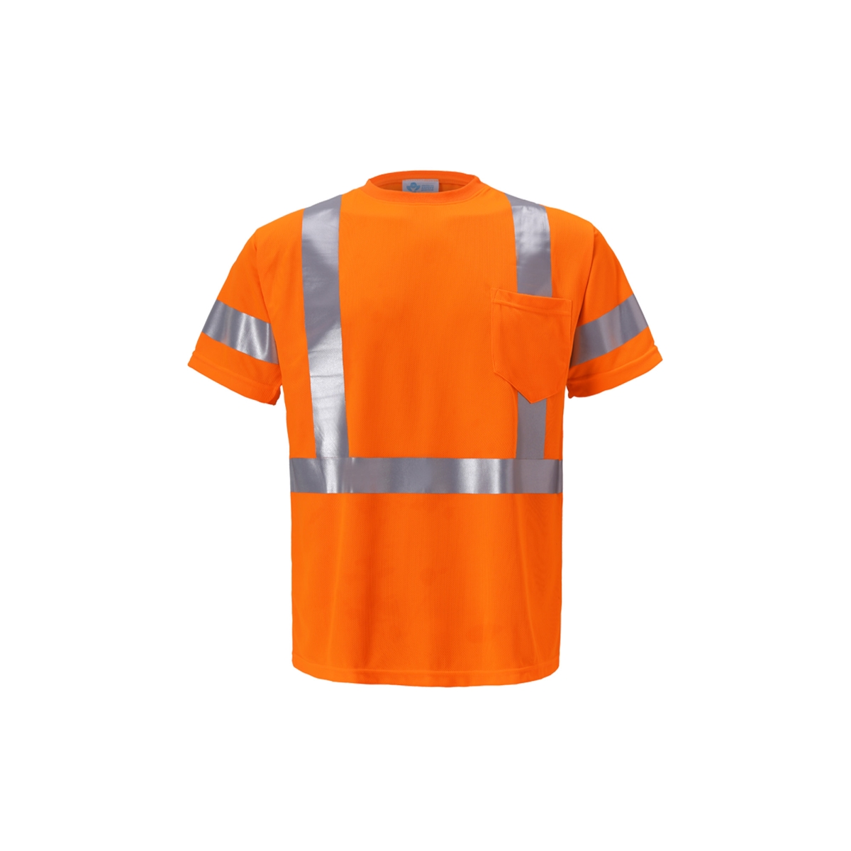 High-Viz Class 3 Short Sleeve Birdseye T-Shirt, Orange - Extra Large