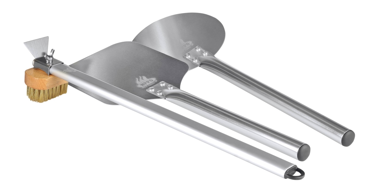 Picture of WPPO WKPA-Mini3 Mini Wood Fired Pizza Oven Utensil Kit - 3 Piece