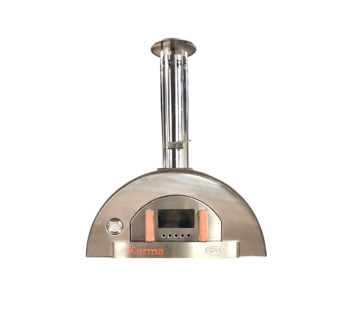 Picture of WPPO WKK-02S 32 in. Karma 304 Stainless Steel Wood Fired Pizza Oven