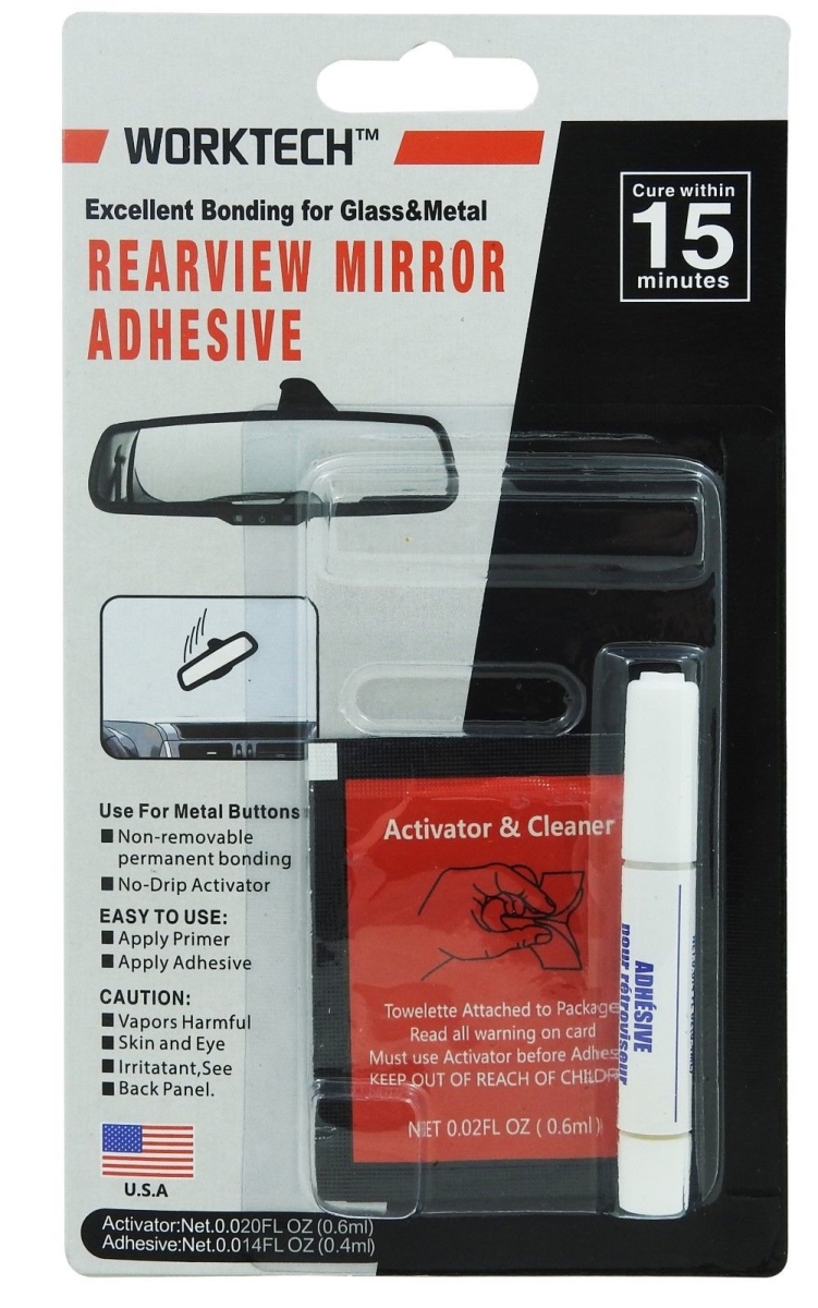 WJB Industrial Technologies WT140 Professional Strength Rearview Mirror Adhesive Repair