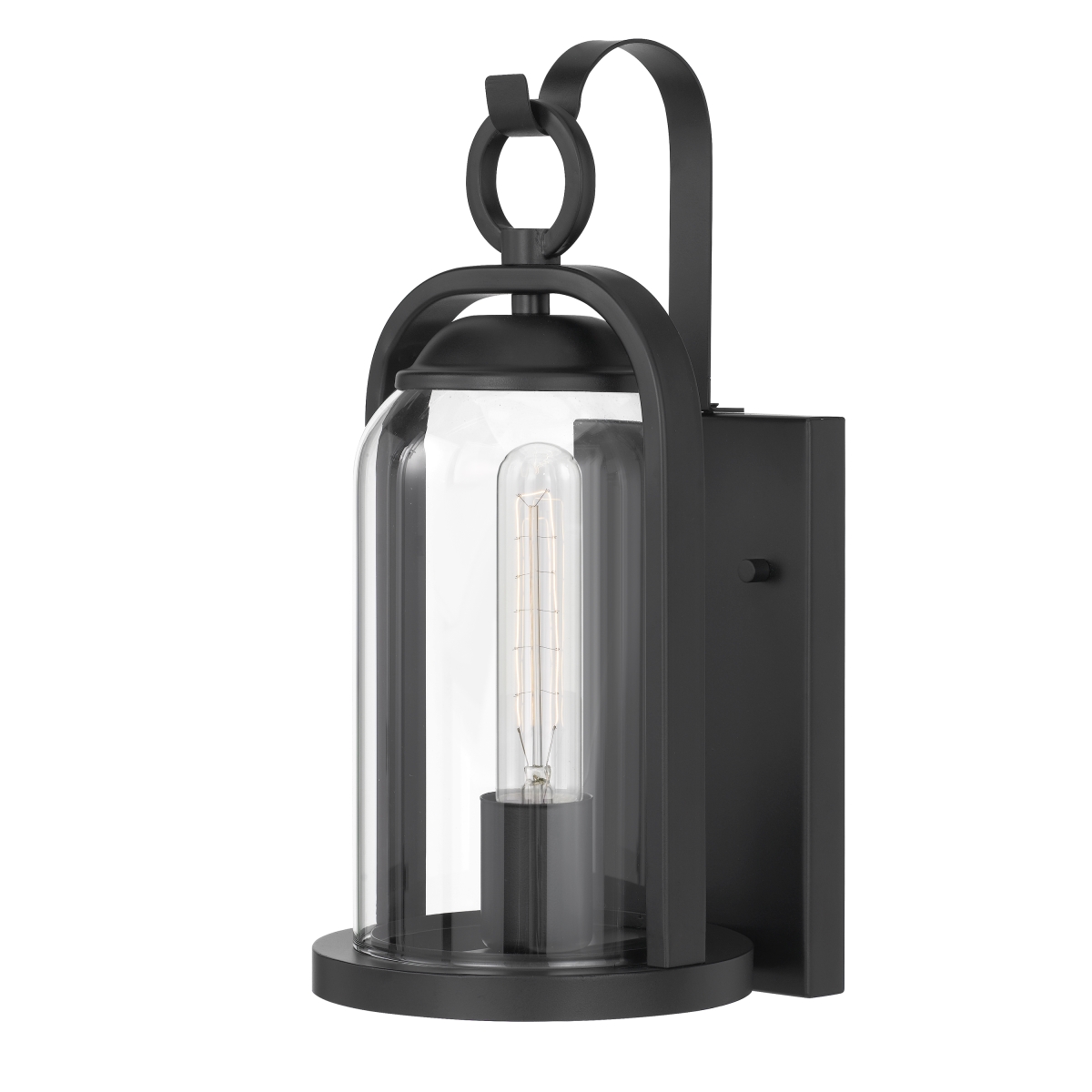 Picture of Worldwide Lighting E10011-001 13 in. Essex 1-Light Outdoor Wall Sconce with Bell-shaped Design&#44; Matte Black