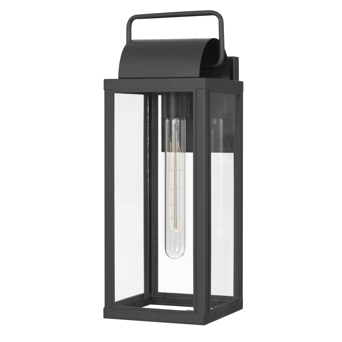 Picture of Worldwide Lighting E10014-001 17 in. Ashley 1-Light Painted Outdoor Wall Sconce Lamp&#44; Matte Black