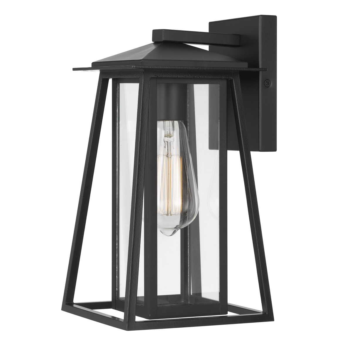 Picture of Worldwide Lighting E10004-001 13 in. Tahoe 1-Light Outdoor Wall Sconce Lamp&#44; Matte Black