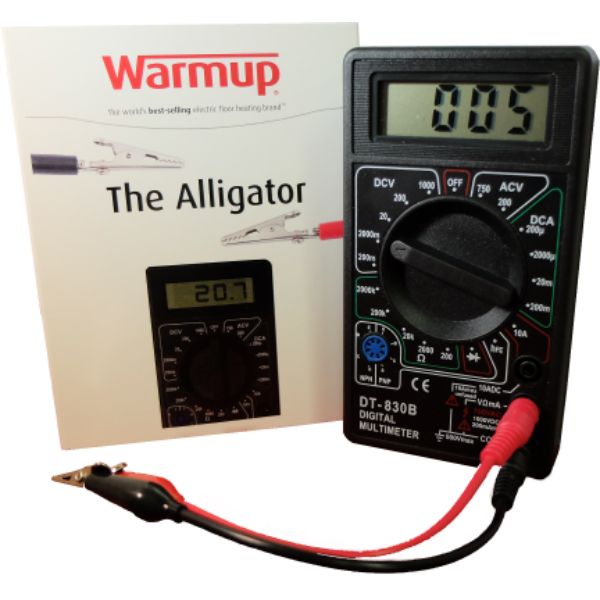 Picture of WarmUp ACC-DGMTR MultiMeter Tester for Ohms with Clips