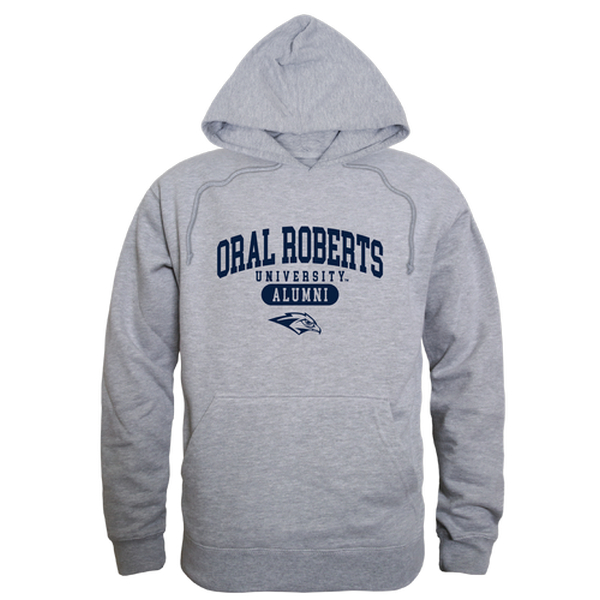 561-566-HGY-05 Oral Roberts University Golden Eagles Alumni Hoodie, Heather Grey - 2XL -  W Republic