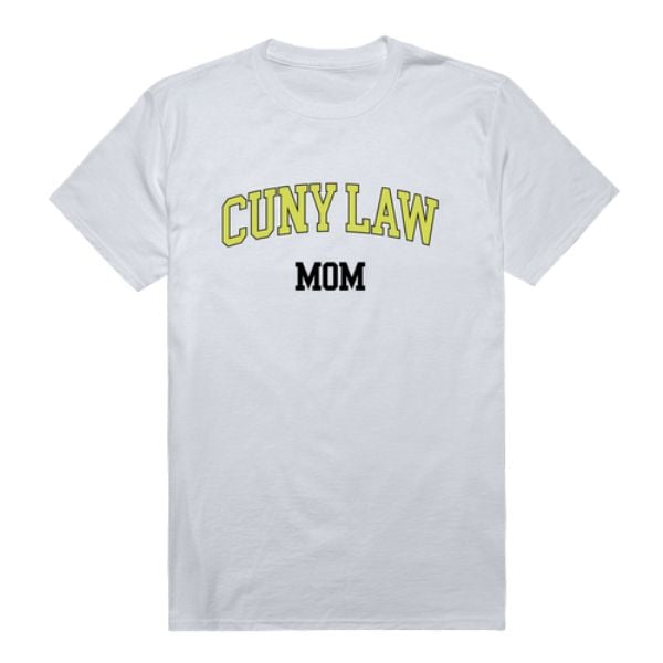 549-634-WHT-05 City University of New York School of Law College Mom T-Shirt, White - 2XL -  W Republic