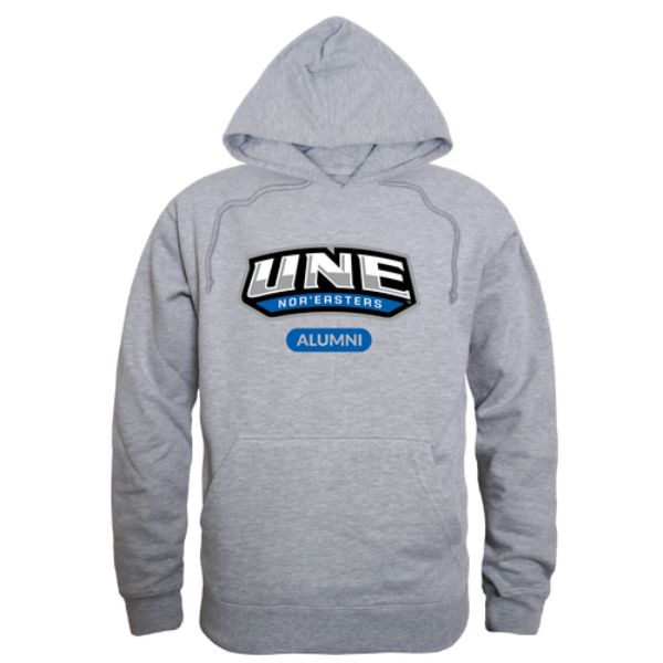 561-554-HGY-01 University of New England NorEasters Alumni Hoodie, Heather Grey - Small -  W Republic