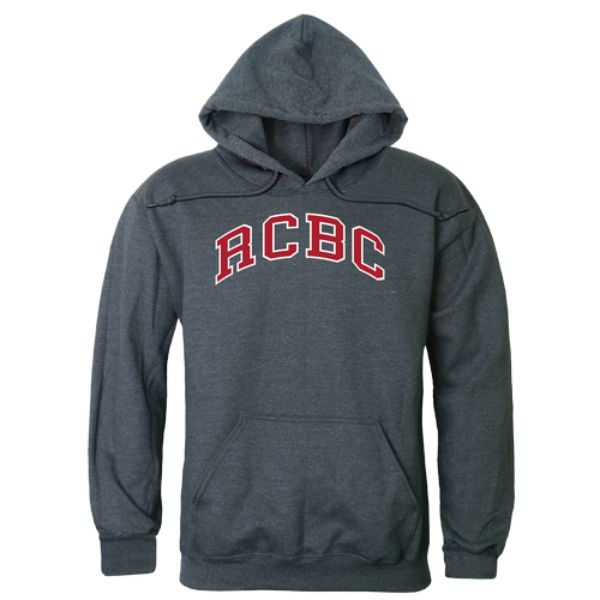 540-668-HCH-03 Rowan College at Burlington County Barons Campus Hoodie, Heather Charcoal - Large -  W Republic