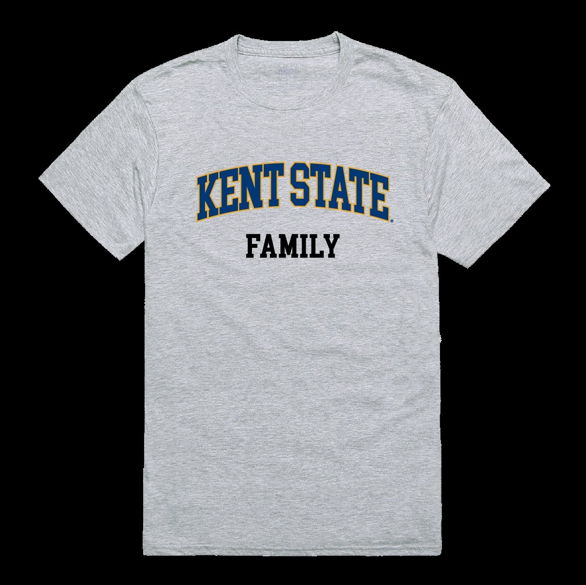 571-128-HGY-05 Kent State University The Golden Eagles Family T-Shirt, Heather Grey - 2XL -  W Republic