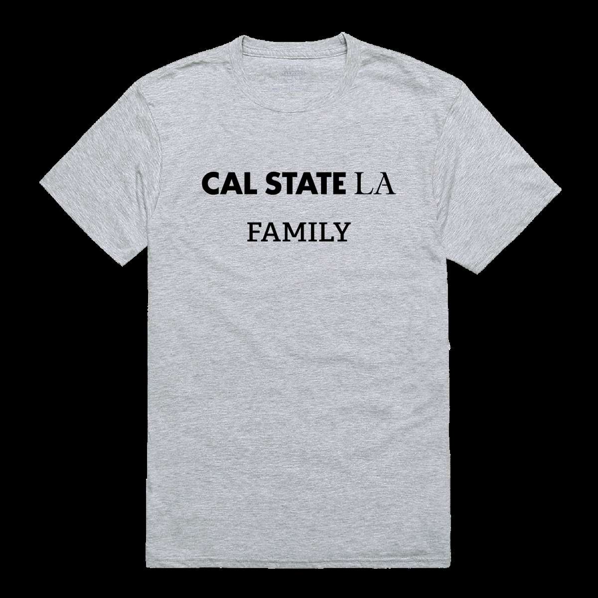 571-202-HGY-05 California State University, Los Angeles Golden Eagles Family T-Shirt, Heather Grey - 2XL -  W Republic