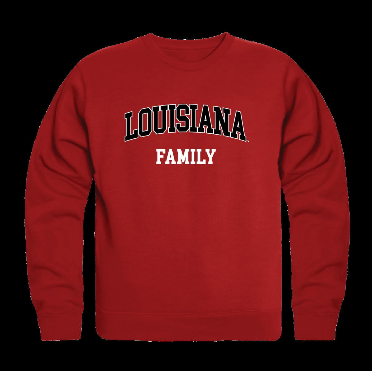 W Republic University of Louisiana at Lafayette Ragin Cajuns Campus Hoodie Sweatshirt Red, Small