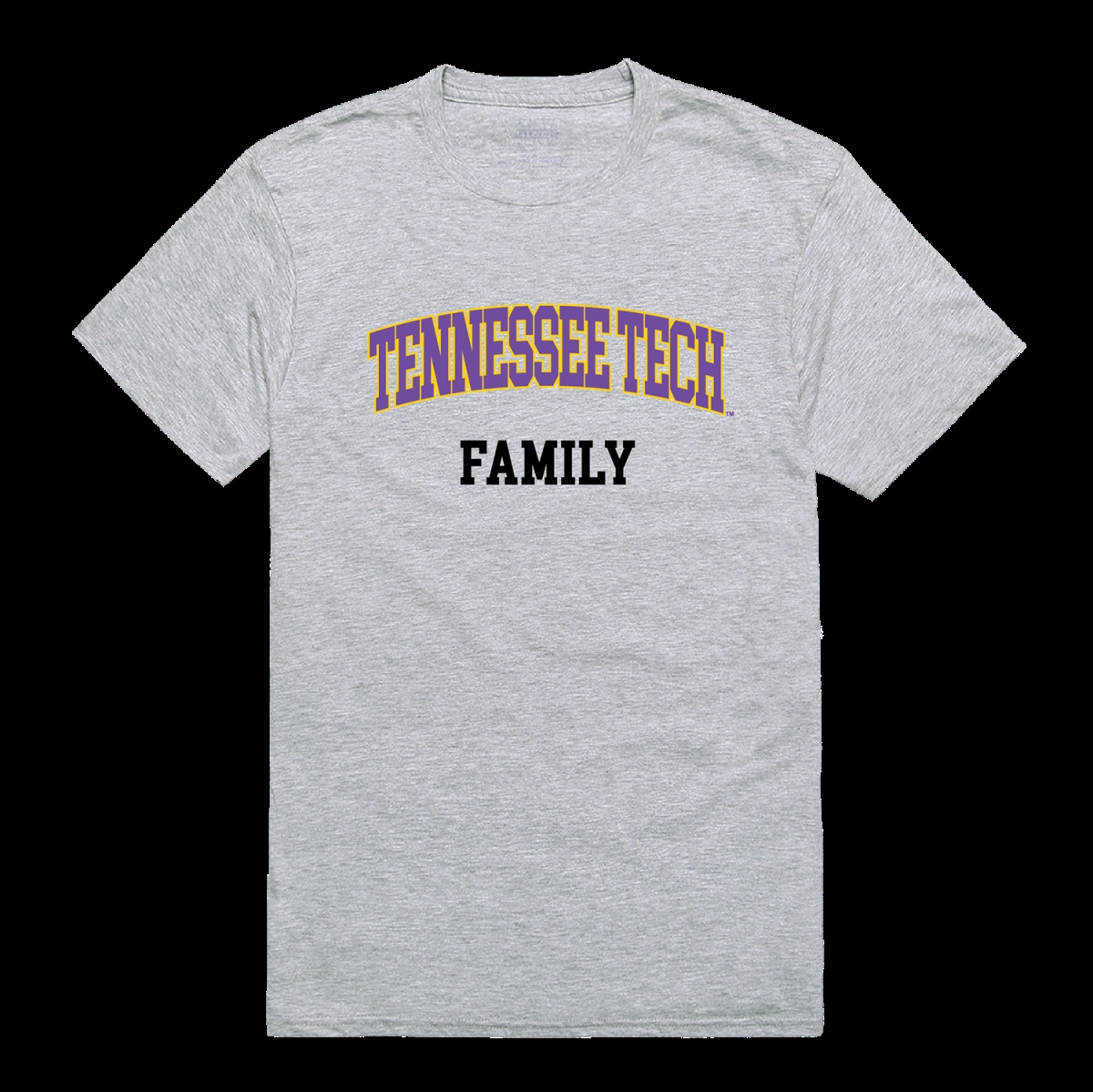 571-391-HGY-05 Tennessee Technological University Golden Eagles Family T-Shirt, Heather Grey - 2XL -  W Republic