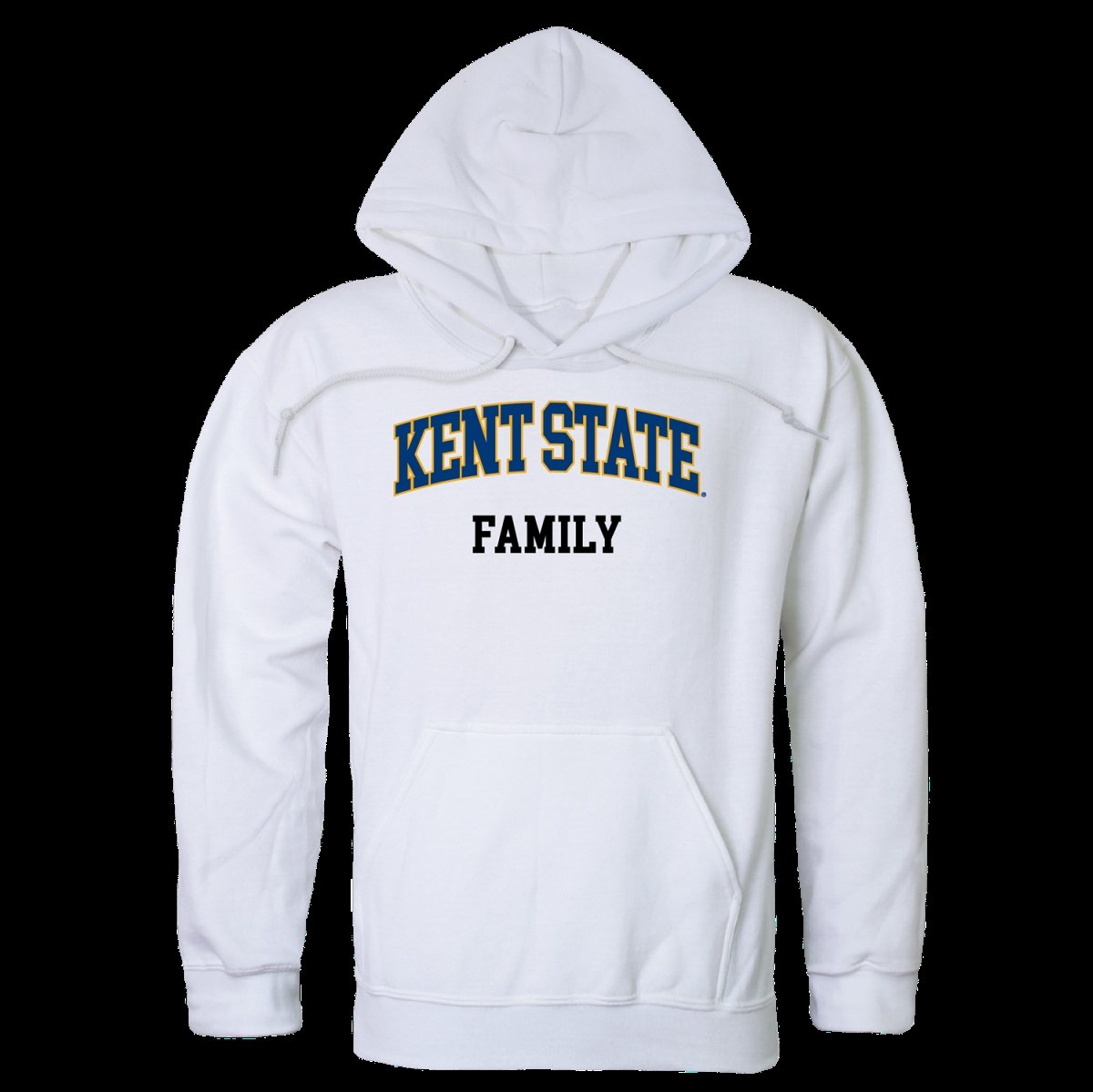 573-128-WHT-02 Kent State University The Golden Eagles Family Hoodie, White - Medium -  W Republic