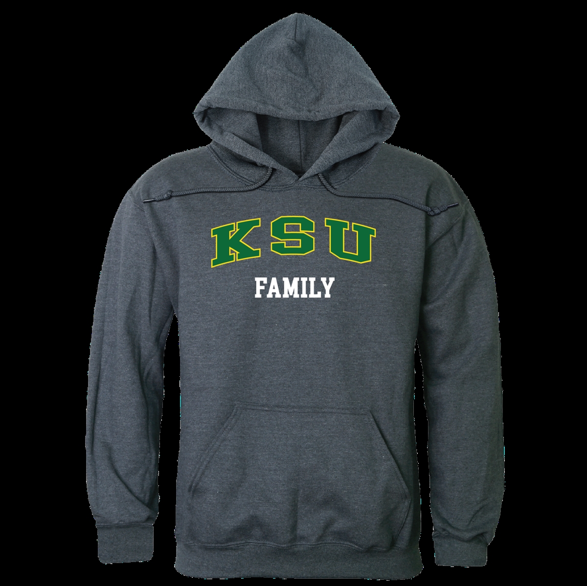 573-432-HCH-05 Kentucky State University Thorobrettes Family Hoodie, Heather Charcoal - 2XL -  W Republic