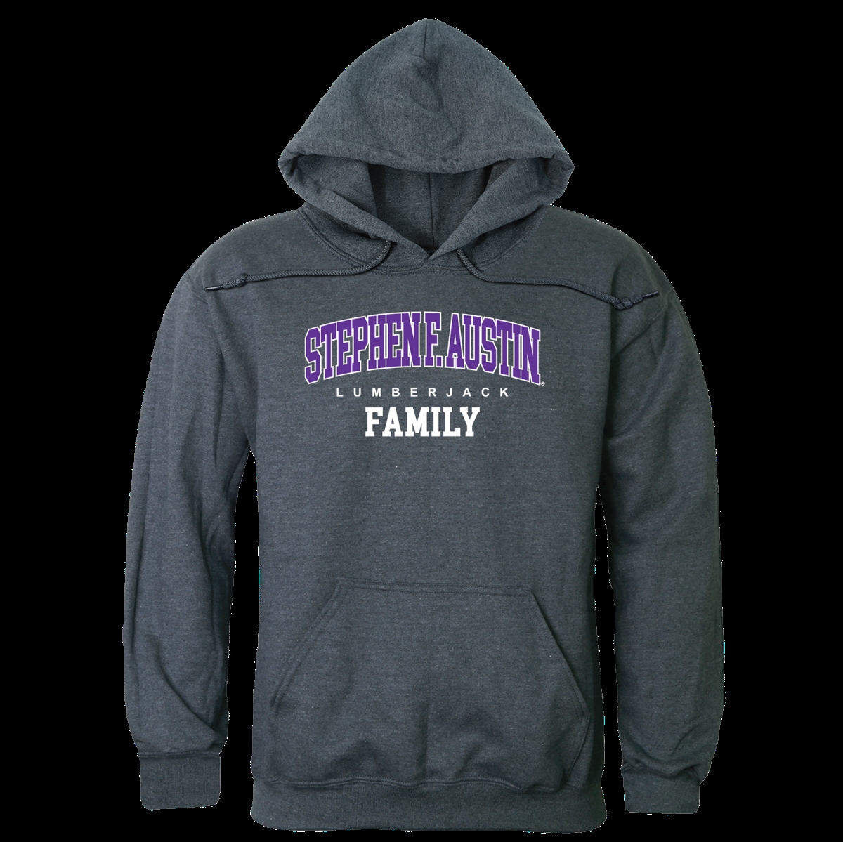 573-238-HCH-05 Stephen F. Austin State University Lumberjacks Family Hoodie, Heather Charcoal - 2XL -  W Republic