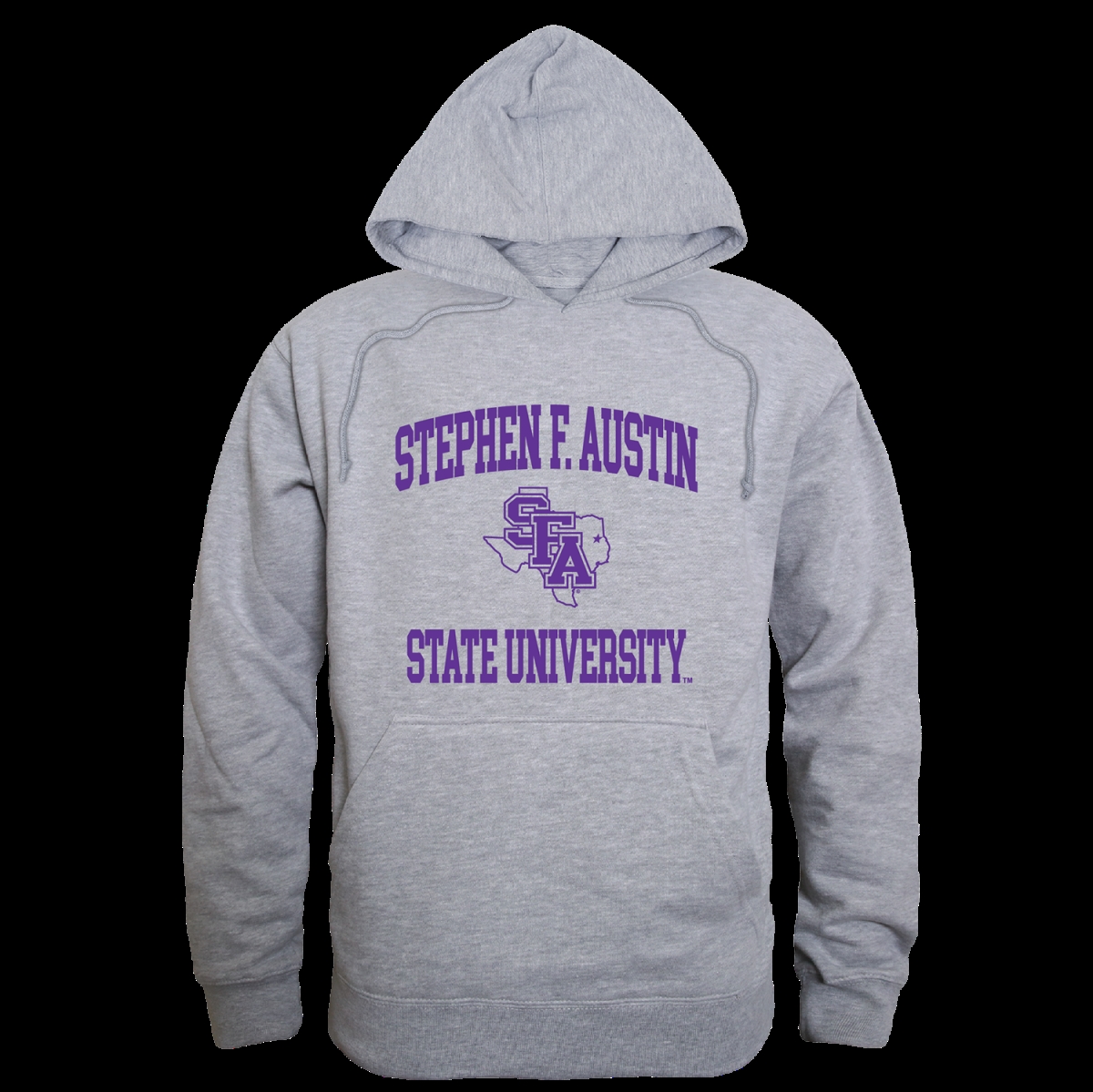 Stephen F. Austin State University Lumberjacks Seal Hoodie, Heather Grey - Medium -  FinalFan, FI4032631