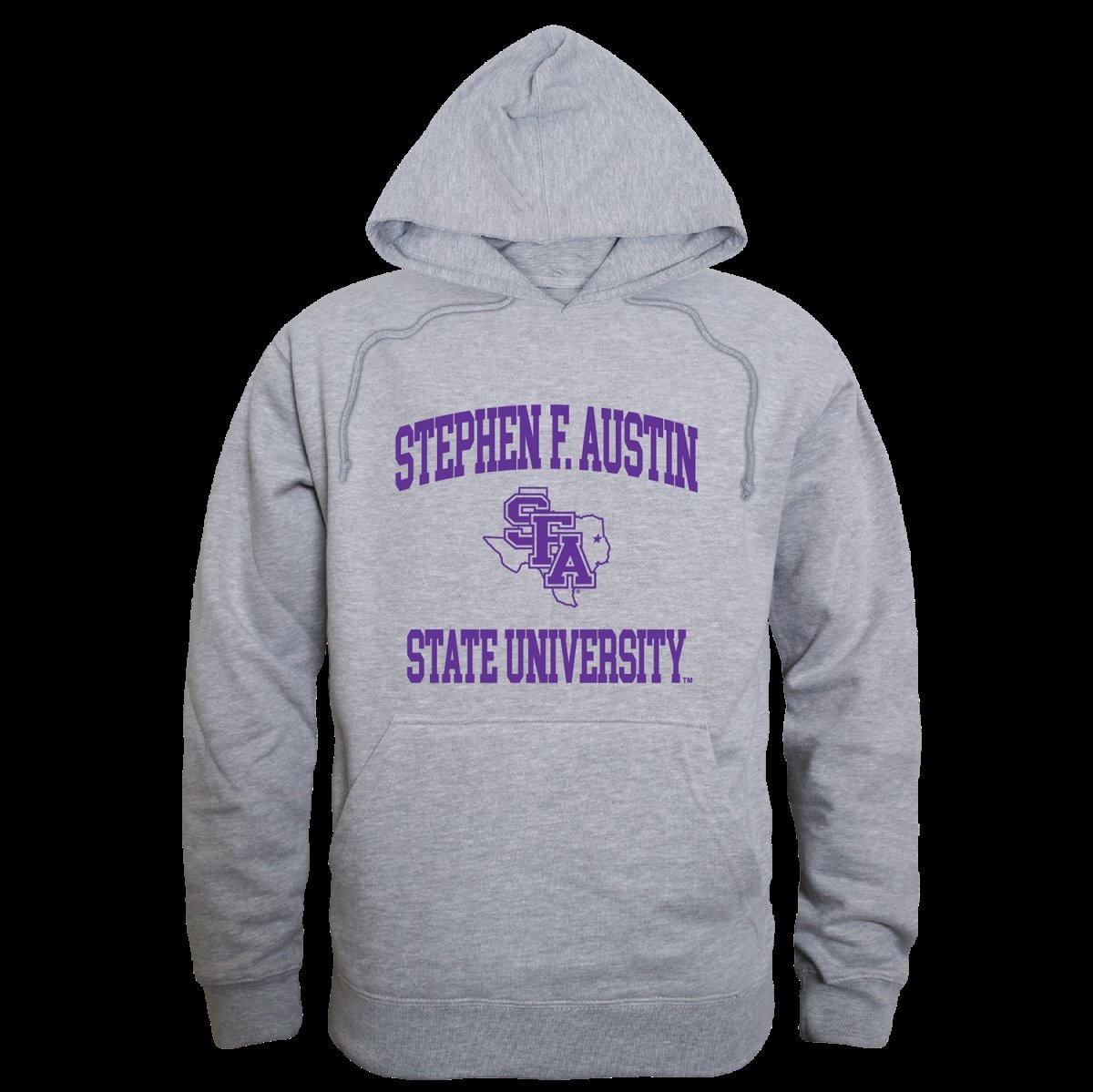 Stephen F. Austin State University Lumberjacks Seal Hoodie, Heather Grey - Extra Large -  FinalFan, FI4010667