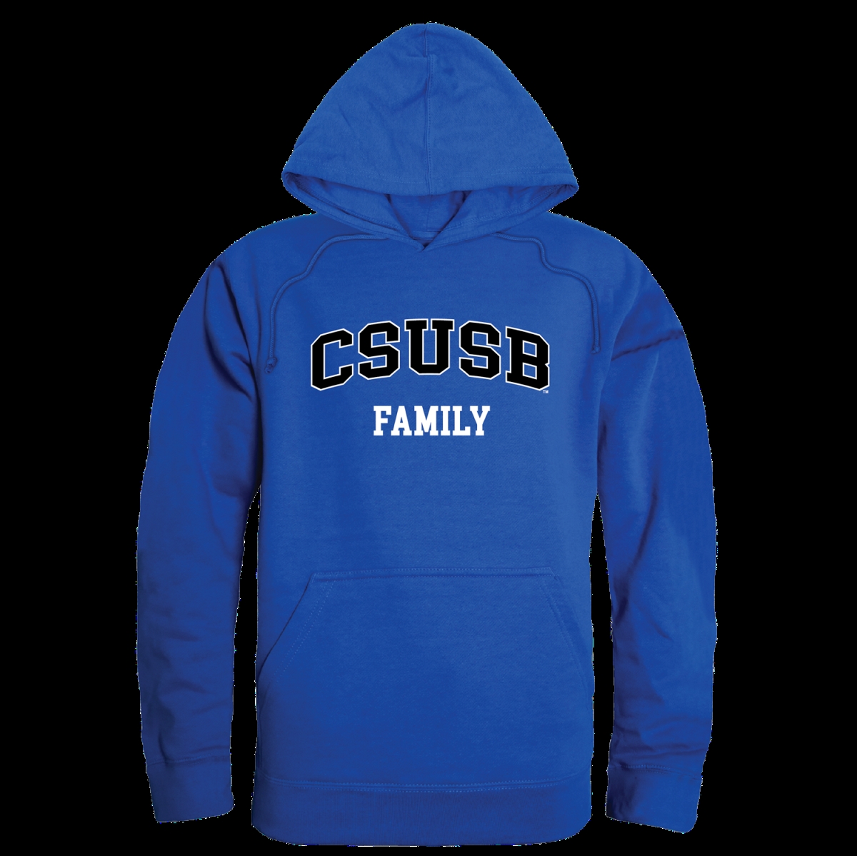 573-207-RYL-02 California State University, San Bernardino Coyotes Family Hoodie, Royal - Medium -  W Republic