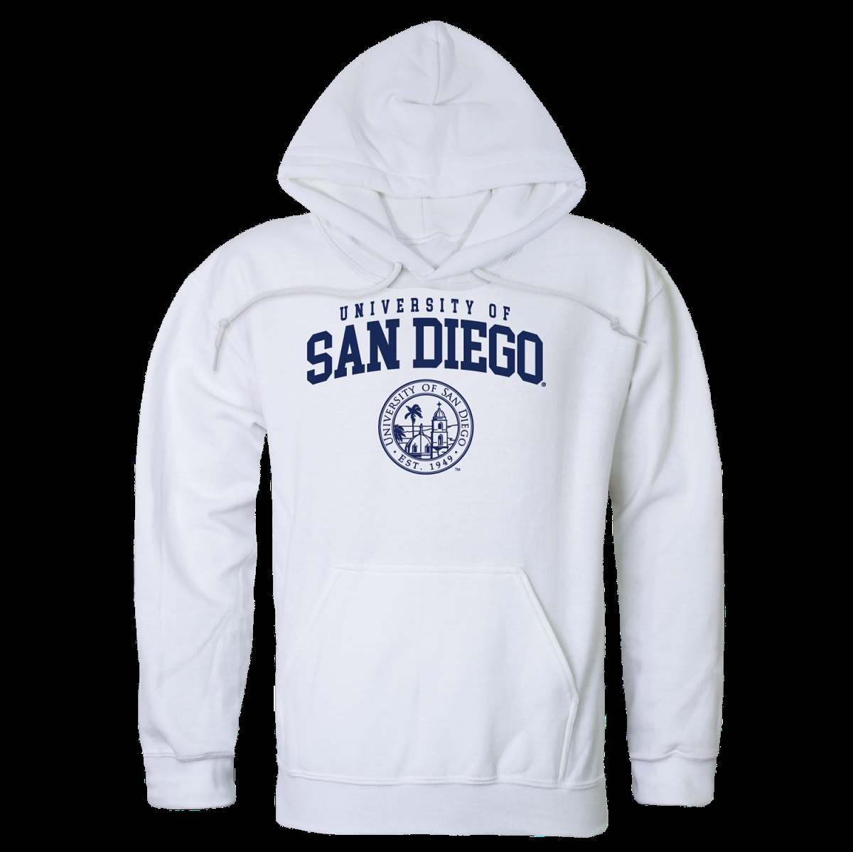 W Republic University of San Diego Toreros Campus Hoodie Sweatshirt Black, XX-Large