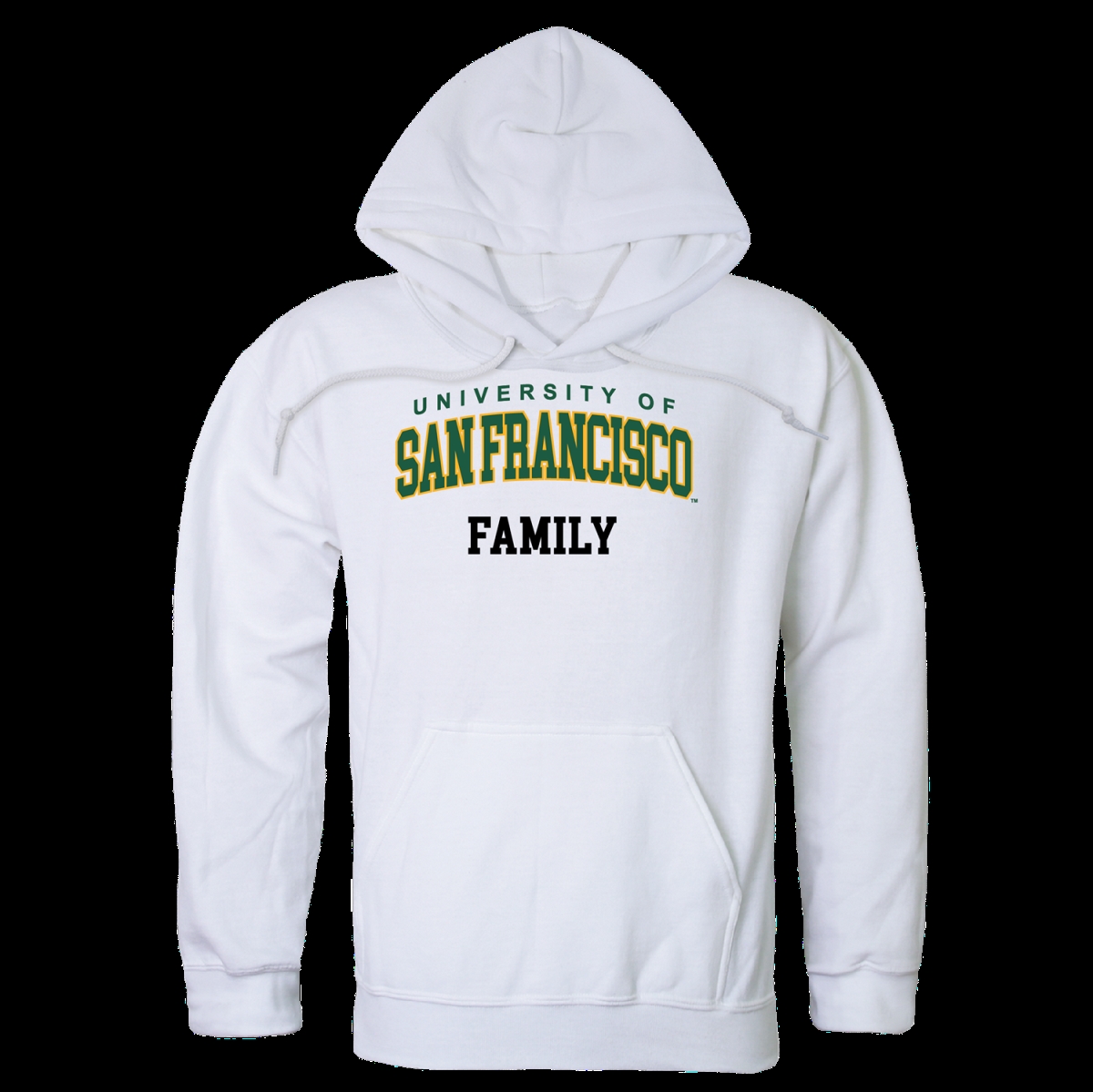 573-377-WHT-03 San Francisco State University Dons Family Hoodie, White - Large -  W Republic