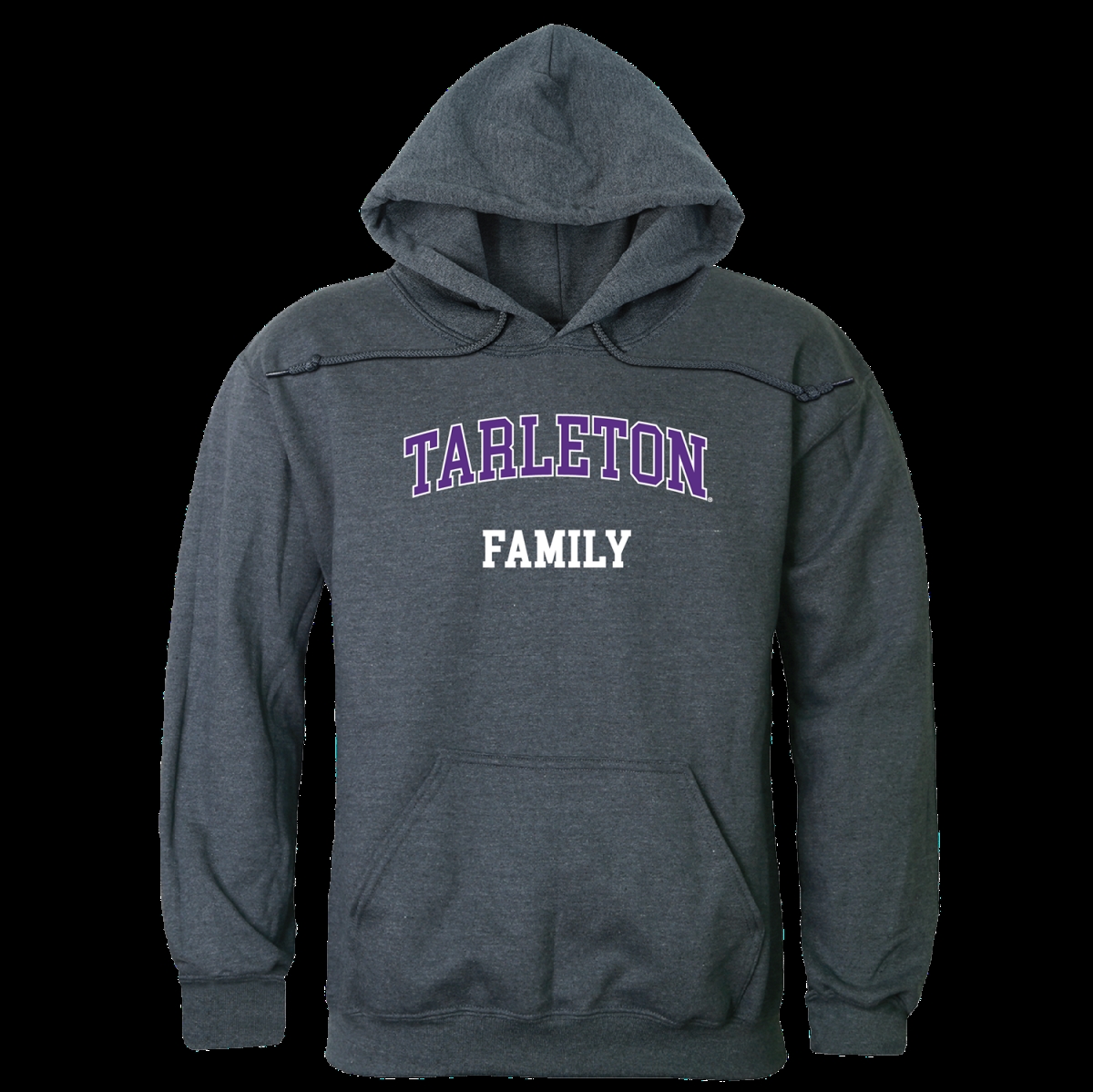 573-389-HCH-05 Tarleton State University Texans Family Hoodie, Heather Charcoal - 2XL -  W Republic