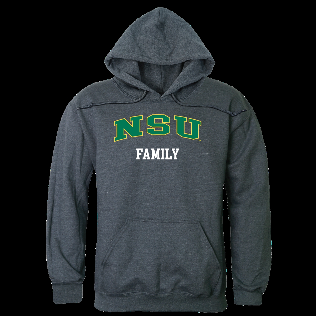 573-350-HCH-05 Norfolk State University Spartans Family Hoodie, Heather Charcoal - 2XL -  W Republic