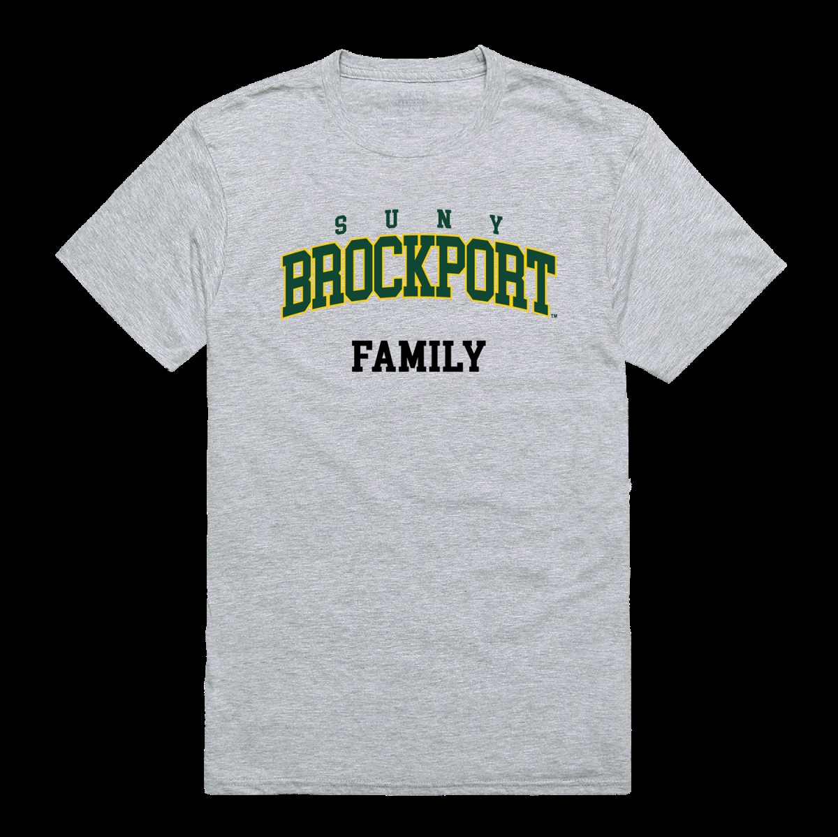 571-271-HGY-05 The State University of New York Brockport Golden Eagles Family T-Shirt, Heather Grey - 2XL -  W Republic