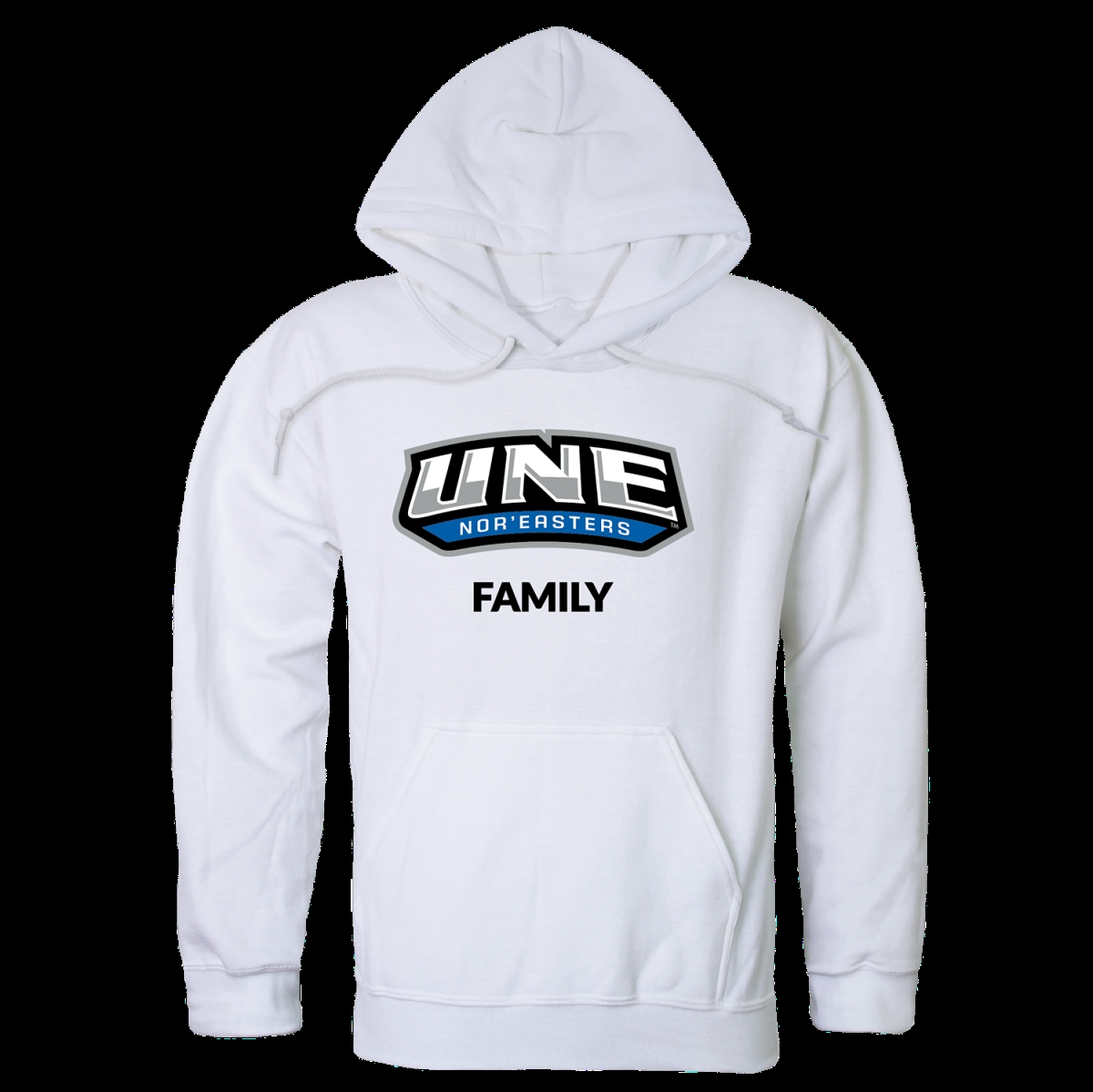 University of New England NorEasters Family Hoodie, White - Small -  FinalFan, FI4038407