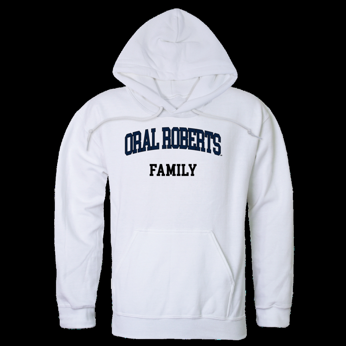 573-566-WHT-02 Oral Roberts University Golden Eagles Family Hoodie, White - Medium -  W Republic