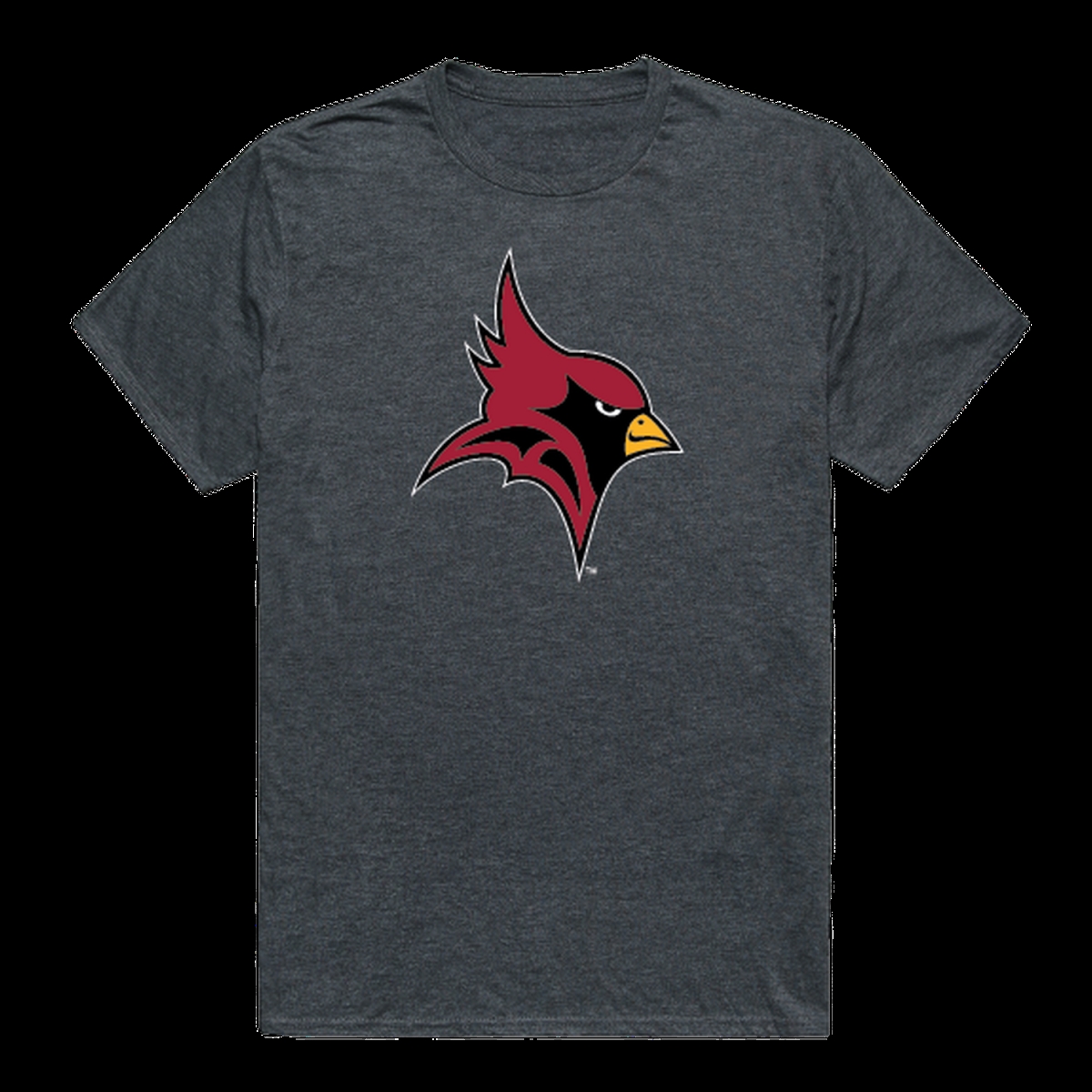 519-739-HCH-04 St. Johns University Fisher Cardinals Cinder College T-Shirt, Heather Charcoal - Extra Large -  W Republic