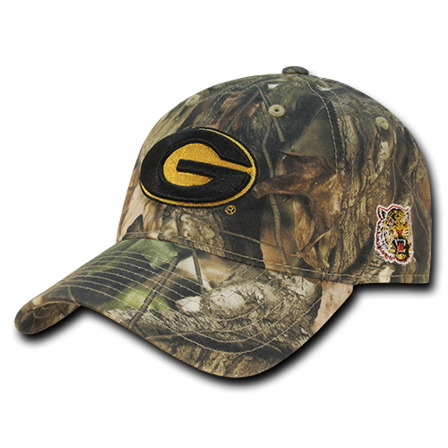 W Republic Apparel Relaxed Hybricam Cap,Grambling,Grey Bark camouflage,One Size