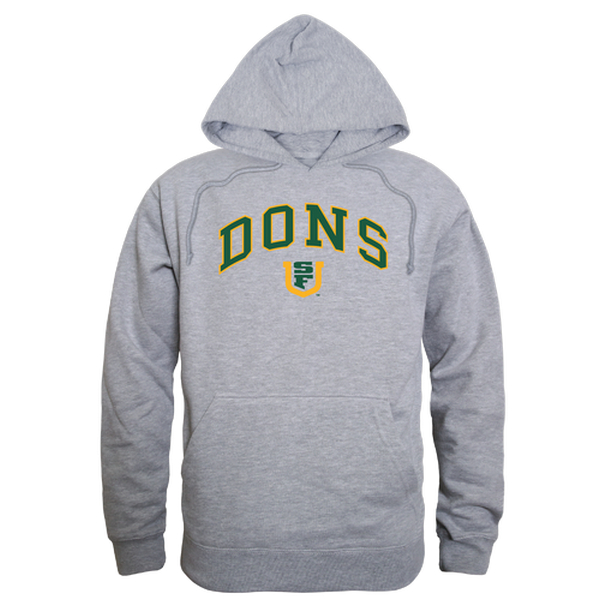 540-377-HGY-05 University of San Francisco Campus Hoodie, Heather Grey - 2XL -  W Republic