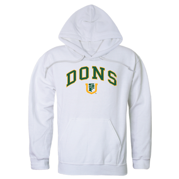 540-377-WHT-01 University of San Francisco Campus Hoodie, White - Small -  W Republic