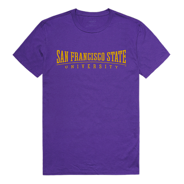 516-376-328-04 San Francisco State University Institutional T-Shirt, Purple 3 - Extra Large -  W Republic