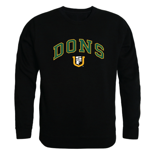 University of San Francisco Campus Crewneck T-Shirt, Black - Medium -  FinalFan, FI4084329