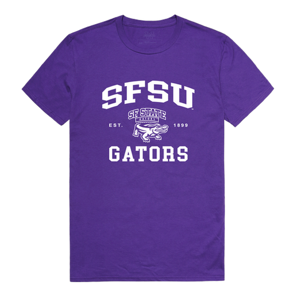526-376-PUR-04 San Francisco State University Seal T-Shirt, Purple - Extra Large -  W Republic
