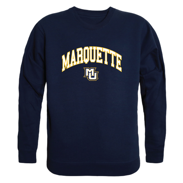 541-130-NV2-05 Marquette University Campus Crewneck T-Shirt, Navy 2 - 2XL -  W Republic